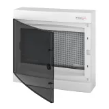 N2x18C IT, Щит навесной мультимедийный, 2 ряда, прозрач. дверца, IP40