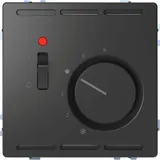 Термостат Schneider Electric D-Life, терморегулятор с центр. пл. с выкл.230В, антрацит, SD