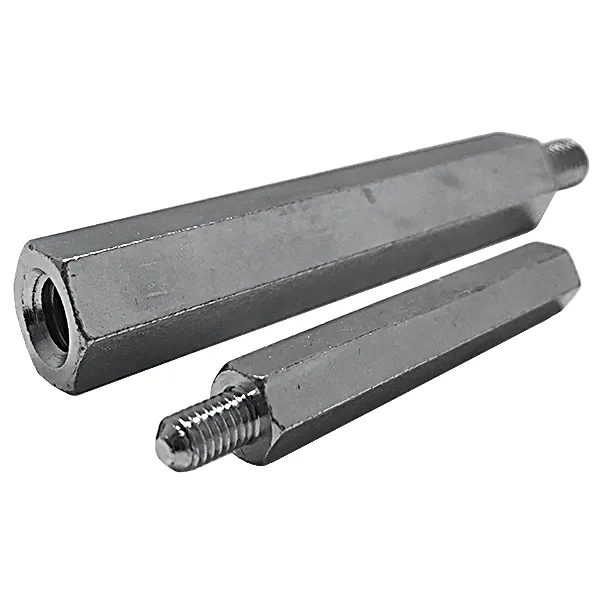 Стойка металлическая резьбовая h=15mm, d=8mm, с резьбой M5