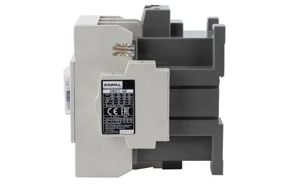 Контактор UKC1-50-22-400AC, 3P, 50A(AC-3), 80A(AC-1), 22kW(400VAC), Uк=400VAC, 2NO+2NC