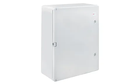 Щит навесной 500X400X175мм (ВхШхГ) с монт. панелью 445X335мм (ВхШ), с комплектом крепления на стену, дверь глухая, IP65, поликарбонат