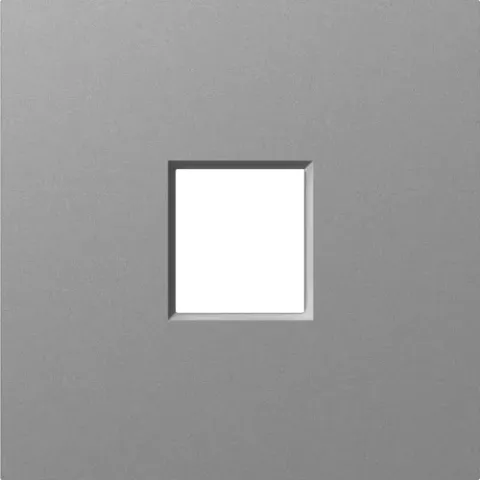 Накладка 1-я для розеток RJ45, TV, SAT, HDMI, сталь, серия A07