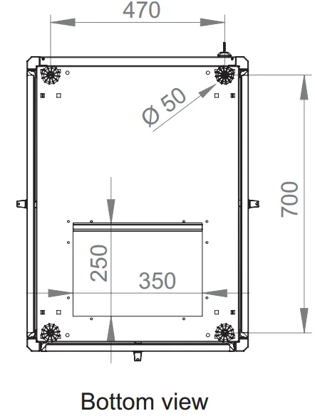 Щит телекоммуникационный 19", 42U, ВxШxГ 2010x600x800мм, DYNAmic Basic, напольный, перед. дверь стекло, задняя глухая металлич., черный