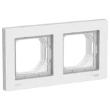 Рамка Systeme Electric AtlasDesign, AQUA 2-постовая IP44, белый