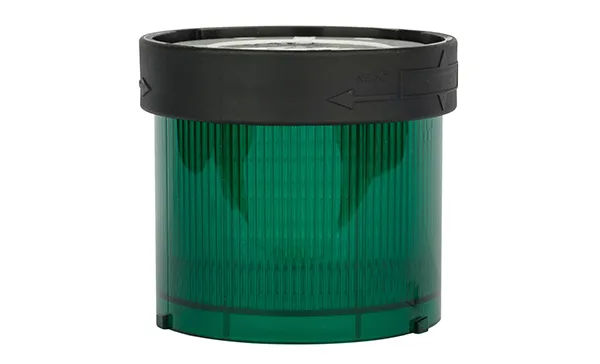 Модуль постоянного света TL-70, зеленый, LED, 24VAC/DC, d=70mm, IP65