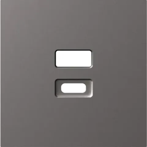 Накладка для розеток USB, матовый титан, серия A07
