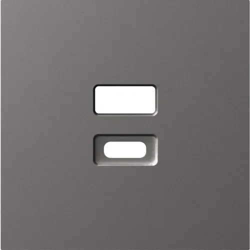 Накладка для розеток USB, матовый титан, серия A07