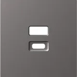 Накладка для розеток USB, матовый титан, серия A07