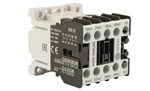 Контактор CP0 31 220/230 V 50Hz, 3NO+1NC, 6A(230VAC)/4A(400VAC) по АС-15, 220/230VAC