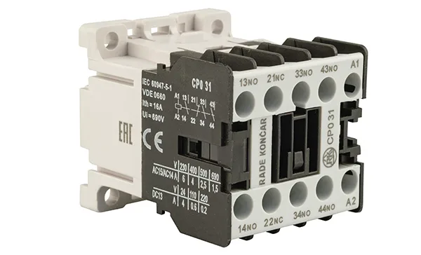 Контактор CP0 31 220/230 V 50Hz, 3NO+1NC, 6A(230VAC)/4A(400VAC) по АС-15, 220/230VAC