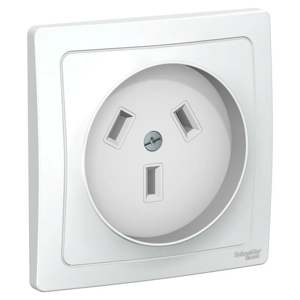 Розетка Systeme Electric Blanca, скрытой установки силовая 2Р+N, 32А, 250В, белый