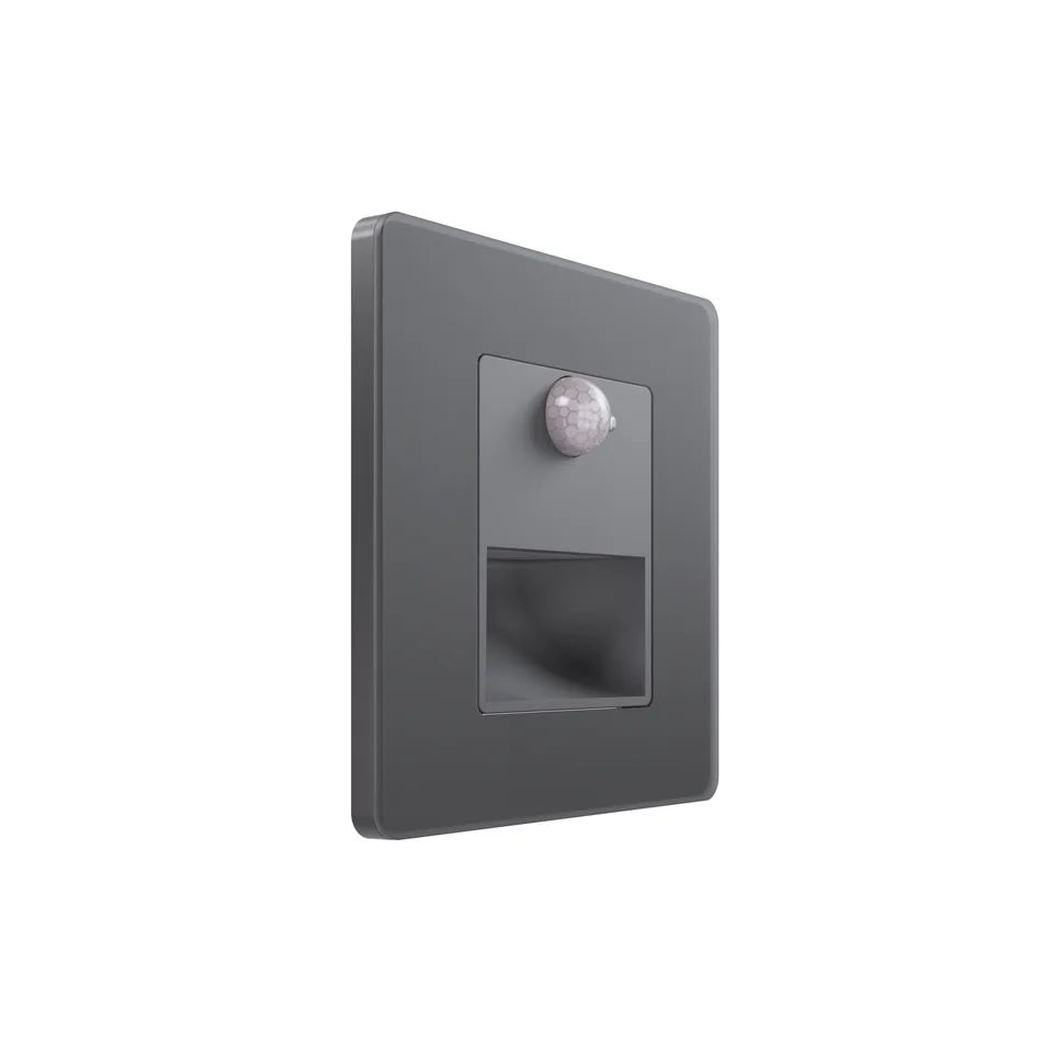 Светильник Systeme Electric Infinity, LED C/У с датчиком движения и выдержкой времени (230В), Вулканический пепел