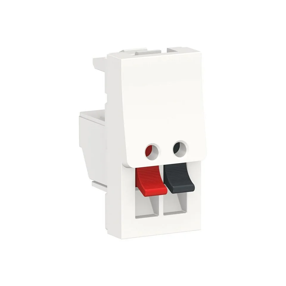 Розетка ТВ Schneider Electric Unica, MODULAR аудиорозетка, 1 модуля, белый
