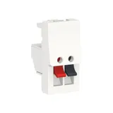Розетка ТВ Schneider Electric Unica, MODULAR аудиорозетка, 1 модуля, белый