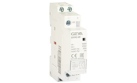 Контактор модульный GYHC-2P, 20A, 2NO, 230VAC, 1M