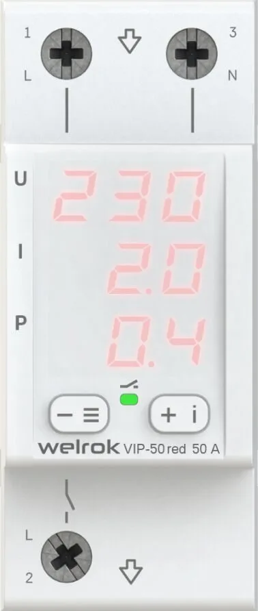 Многофункциональное реле Welrok VIP-50 red