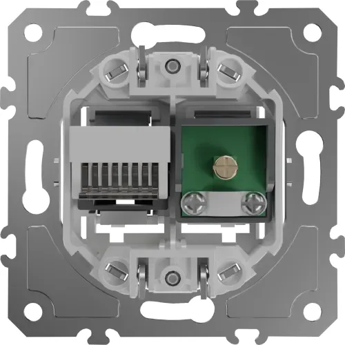 Механизм розетки RJ45/TV cat.5, ClassE-8/0-2400 МГц, серия D16