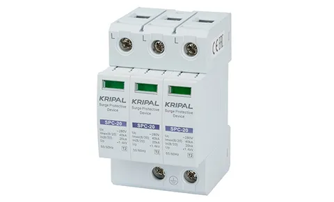 Разрядник SPC-20/280/3P, 3P, 280VAC, In=20kA(8/20µs), класс C, индикация, 3M