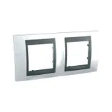 Рамка Schneider Electric Unica, Х2, нордик/граф