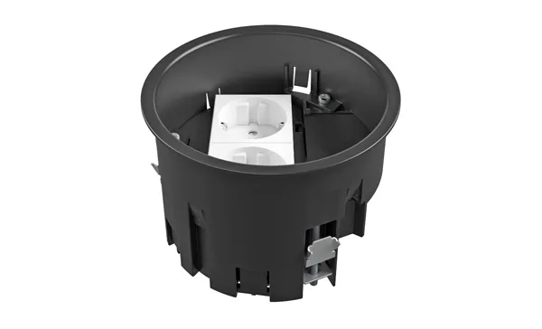 Коробка MT R2 VDE монтажная, укомплектованная розеткой 2х2P+E нем.ст., для люков GES R2, полиамид