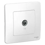 Розетка ТВ Systeme Electric Blanca, скрытой установки коннектор ТВ, белый