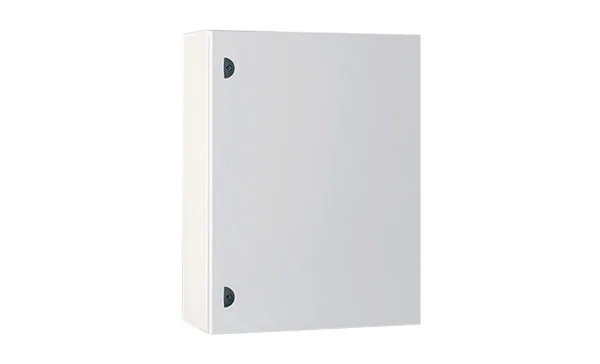 Щит моноблочный 700x500x200мм (ВxШxГ) с монтажной панелью, RAL7035, IP66
