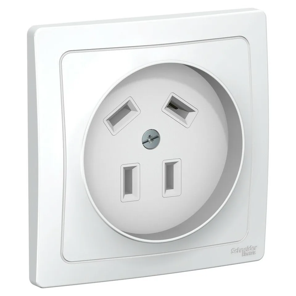 Розетка Systeme Electric Blanca, скрытой установки силовая 3Р+N, 32А, 400В, белый