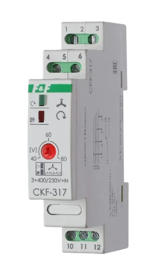 Реле контроля фаз CKF-317