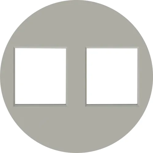Накладка 2-я для розеток RJ45, TV, SAT, матовый кашемир, серия D16