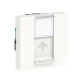 Розетка компьютерная Schneider Electric Unica, MODULAR, RJ45, одиночная, кат. 5е STP, 2 модуля, белый