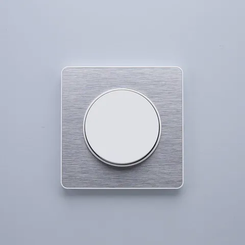 Рамка 1-постовая Schneider Electric Odace S52P802J, полированный алюминий/белый