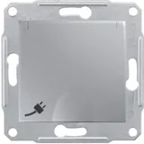Розетка Schneider Electric Sedna, с/з с/ш с крыш., алюминий