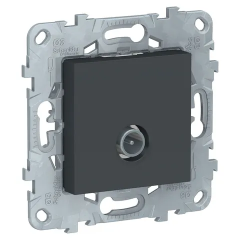 Розетка ТВ Schneider Electric Unica, NEW TV, оконечная, антрацит