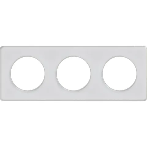 Рамка 3-постовая Schneider Electric Odace S52P806R, прозрачный белый