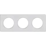 Рамка 3-постовая Schneider Electric Odace S52P806R, прозрачный белый